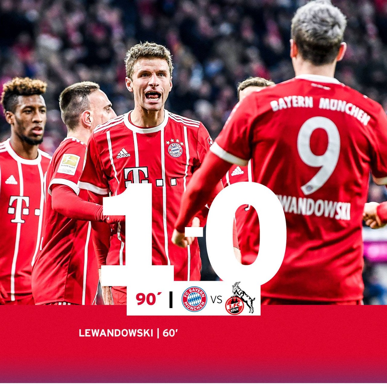 莱万连续破门，拜仁稳坐联赛榜首